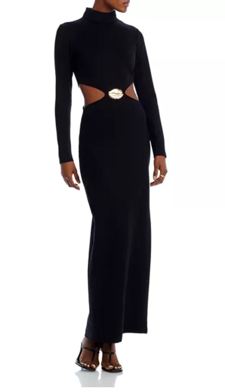 STAUD Arlette Cutout Dress maxi dress size small $450.00 retail
